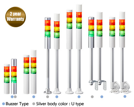 40mm LED Signal Tower Lights LR4 Series 