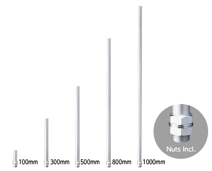 Threaded Poles POLE22-T